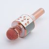 Bluetooth karaoke mikrofon hangszóróval, vezeték nélküli, rose gold, WS-858