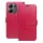 Xiaomi Redmi Note 13 4G telefon tok, könyvtok, oldalra nyíló tok, mágnesesen záródó, sötét magenta, mandala, Mezzo