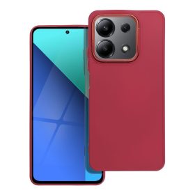   Xiaomi Redmi Note 13 4G hátlap tok, TPU tok, bordó/piros, Frame