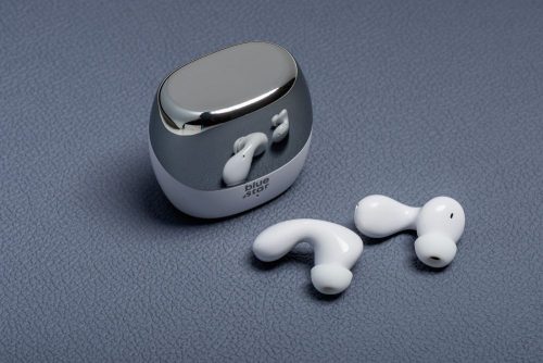 Stereo bluetooth headset vezeték nélküli töltőtokkal, TWS, fehér, BlueStar BK92