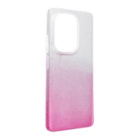   Xiaomi Redmi Note 13 4G szilikon tok, csillámos, hátlap tok, pink-ezüst, Shining