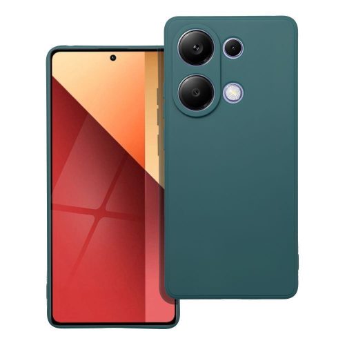 Xiaomi Redmi Note 13 Pro 4G szilikon tok, hátlap tok, zöld, matt