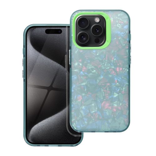 iPhone 13 (6.1") hátlap tok, kemény tok, TPU / PC tok, zöld, Tutti Frutti