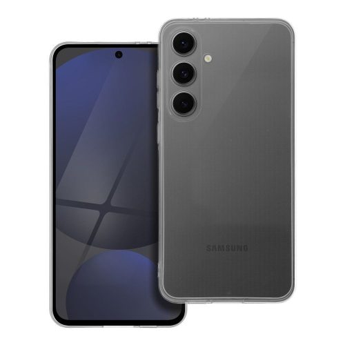 Samsung Galaxy S24 FE szilikon tok, átlátszó, 2mm, kamera védelemmel, SM-S721, Clear