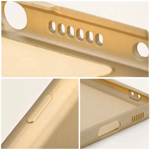 Samsung Galaxy A16 4G/5G hátlap tok, TPU tok, arany, SM-A165, SM-A166, Metallic
