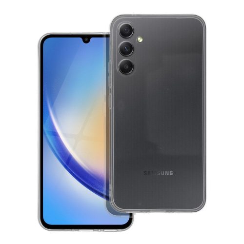 Samsung Galaxy A16 4G/5G / M16 szilikon tok, átlátszó, 2mm, kamera védelemmel, SM-A165, SM-A166, SM-M166, Clear