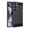 Samsung Galaxy S25 Ultra szilikon tok, fekete, SM-S938, Carbon fiber