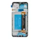 Samsung Galaxy A23 4G LCD + érintőpanel kerettel, fekete, SM-A235