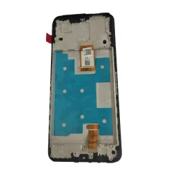 Honor X7a LCD + érintőpanel kerettel, fekete
