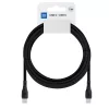 Type-C - Type-C adatkábel, fekete, 2M, 3A / 60W, BlueStar PJ73-14-3