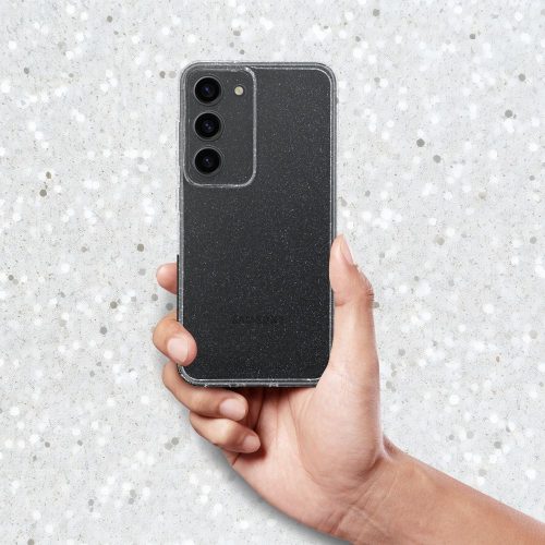 Xiaomi Redmi Note 14 Pro 5G hátlap tok, TPU tok, csillámos, átlátszó, Clear Blink