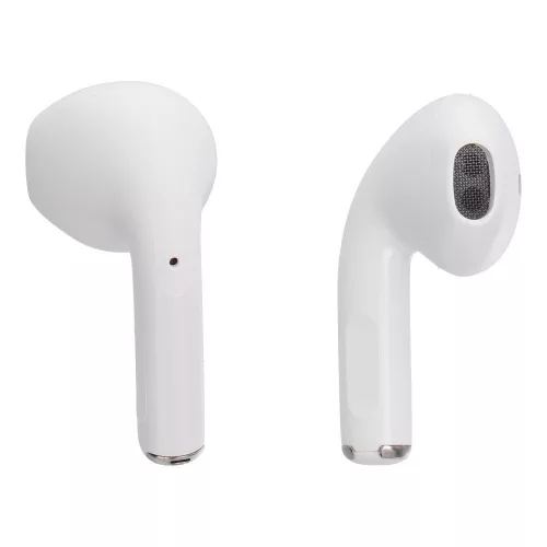 Stereo bluetooth headset vezeték nélküli töltőtokkal, TWS, fehér, BlueStar Fi7