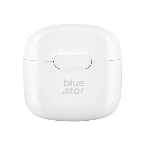 Stereo bluetooth headset vezeték nélküli töltőtokkal, TWS, fehér, BlueStar Fi7