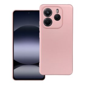   Xiaomi Redmi Note 14 5G hátlap tok, TPU tok, rózsaszín, Metallic