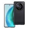 Honor Magic 7 Lite szilikon tok, fekete, Carbon fiber
