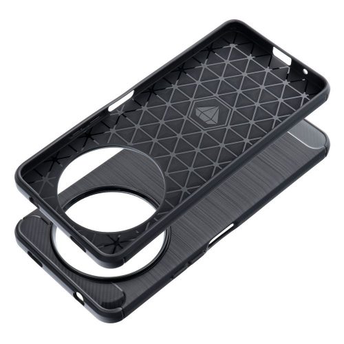 Xiaomi 15 szilikon tok, fekete, Carbon fiber