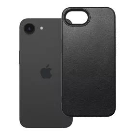   iPhone 16e / SE 4 (2025) (6,1") szilikon tok, hátlap tok, fekete, matt, Skin