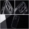 iPhone 16e / SE4 2025 (6.1") szilikon tok, átlátszó, 2mm, kamera védelemmel, Clear