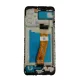 Samsung Galaxy A02s LCD + érintőpanel kerettel, fekete, SM-A025 (164mm)