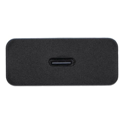 Univerzális hálózati gyors töltőfej, Type-C csatlakozóval, GaN 20W / 3A, PD / QC 4.0, fekete, Bluestar