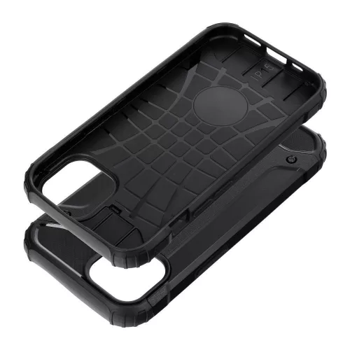 iPhone 17 (6.3") ütésálló hátlap tok, fekete, Armor