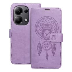   Xiaomi Redmi A5 (173,3x79,4x8,26) telefon tok, könyvtok, oldalra nyíló tok, mágnesesen záródó, lila, dreamcatcher, Mezzo