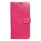 Xiaomi Redmi 15C 5G telefon tok, könyvtok, oldalra nyíló tok, mágnesesen záródó, sötét magenta, mandala, Mezzo