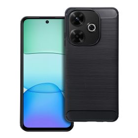 Xiaomi Redmi 15 4G szilikon tok, fekete, Carbon fiber
