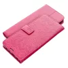 Xiaomi Redmi 15 5G telefon tok, könyvtok, oldalra nyíló tok, mágnesesen záródó, sötét magenta, mandala, Mezzo