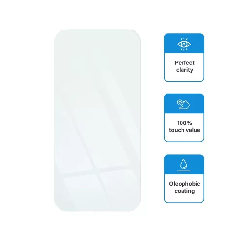 Samsung Galaxy S26 Plus előlapi üvegfólia, edzett, 9H, 0,3mm, SM-S946