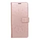 Samsung Galaxy A57 telefon tok, könyvtok, oldalra nyíló tok, mágnesesen záródó, rose gold, mandala, SM-A576, Mezzo