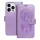 Samsung Galaxy A57 telefon tok, könyvtok, oldalra nyíló tok, mágnesesen záródó, lila, dreamcatcher, SM-A576, Mezzo