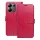 Samsung A57 telefon tok, könyvtok, oldalra nyíló tok, mágnesesen záródó, sötét magenta, mandala, SM-A576, Mezzo