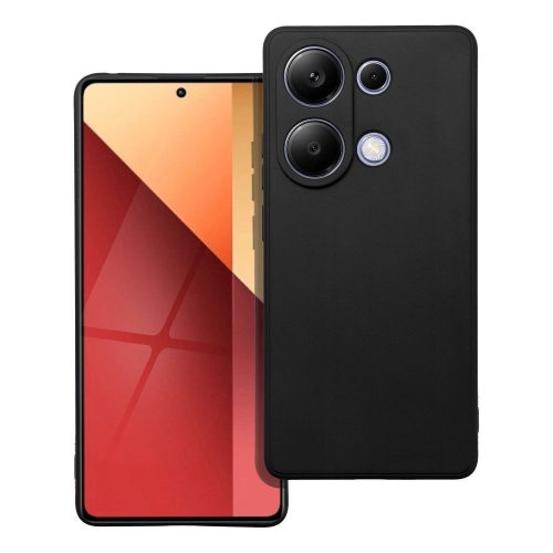 Xiaomi Redmi Note 15 4G/5G szilikon tok, hátlap tok, fekete, matt