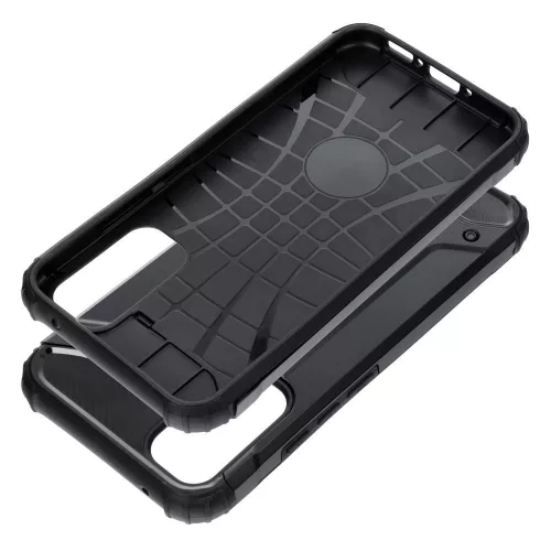 Samsung Galaxy A37 ütésálló hátlap tok, fekete, SM-A376, Armor
