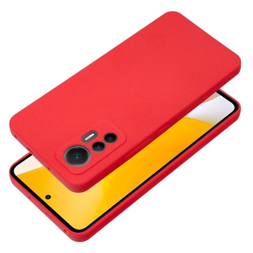 Xiaomi Redmi Note 15 Pro Plus szilikon tok, matt, piros, Soft