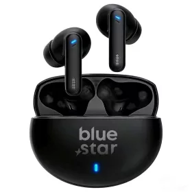  Stereo bluetooth headset vezeték nélküli töltőtokkal, TWS, zajszűrés ANC + ENC, BT6.0, fekete, BlueStar Zen TX5