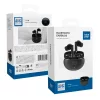 Stereo bluetooth headset vezeték nélküli töltőtokkal, TWS, zajszűrés ANC + ENC, BT6.0, fekete, BlueStar Zen TX5