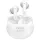 Stereo bluetooth headset vezeték nélküli töltőtokkal, TWS, zajszűrés ANC + ENC, BT6.0, fehér, BlueStar Zen TX5