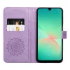 Xiaomi redmi Note 15 4G/5G telefon tok, könyvtok, oldalra nyíló tok, mágnesesen záródó, lila, mandala, Mezzo