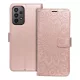 Xiaomi Redmi Note 15 4G/5G telefon tok, könyvtok, oldalra nyíló tok, mágnesesen záródó, rose gold, mandala, Mezzo
