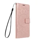 Xiaomi Redmi Note 15 4G/5G telefon tok, könyvtok, oldalra nyíló tok, mágnesesen záródó, rose gold, mandala, Mezzo