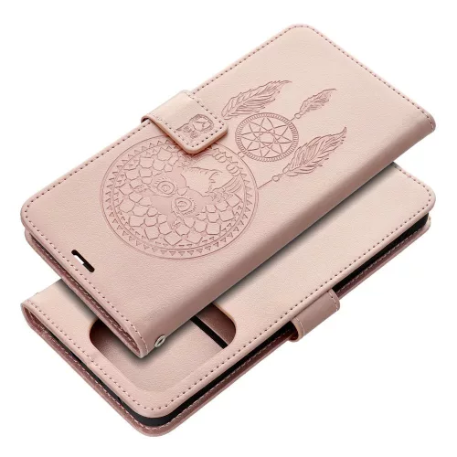 Xiaomi Redmi Note 15 Pro 5G telefon tok, könyvtok, oldalra nyíló tok, mágnesesen záródó, rose gold, dreamcatcher, Mezzo