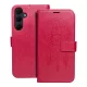 Samsung Galaxy A17 4G/5G / A26 telefon tok, könyvtok, oldalra nyíló tok, mágnesesen záródó, sötét magenta, mandala, SM-A175, SM-A176, SM-A266, Mezzo