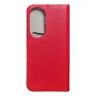 Xiaomi Redmi Note 15 4G/5G telefon tok, könyvtok, oldalra nyíló tok, mágnesesen záródó, piros, Smart Magnet