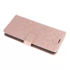 Samsung Galaxy A27 telefon tok, könyvtok, oldalra nyíló tok, mágnesesen záródó, rose gold, mandala, SM-A276, Mezzo