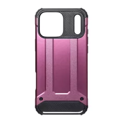   iPhone 17 Pro / 18 Pro (6,5") ütésálló hátlap tok, cseresznye, Armor