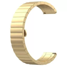   Beline arany okosóra fém szíj 20mm, Samsung Galaxy Watch / Watch Active / Garmin / Huawei Watch GT2 42mm