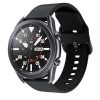 Beline fekete okosóra szilikon szíj 20mm, Samsung Galaxy Watch / Watch Active / Garmin / Huawei Watch GT2 42mm