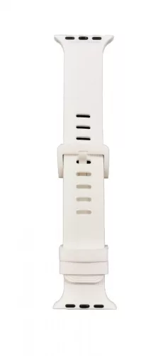 Beline okosóra szíj, Apple Watch 4/5/6/7/SE fehér, szilikon, 42/44/45mm